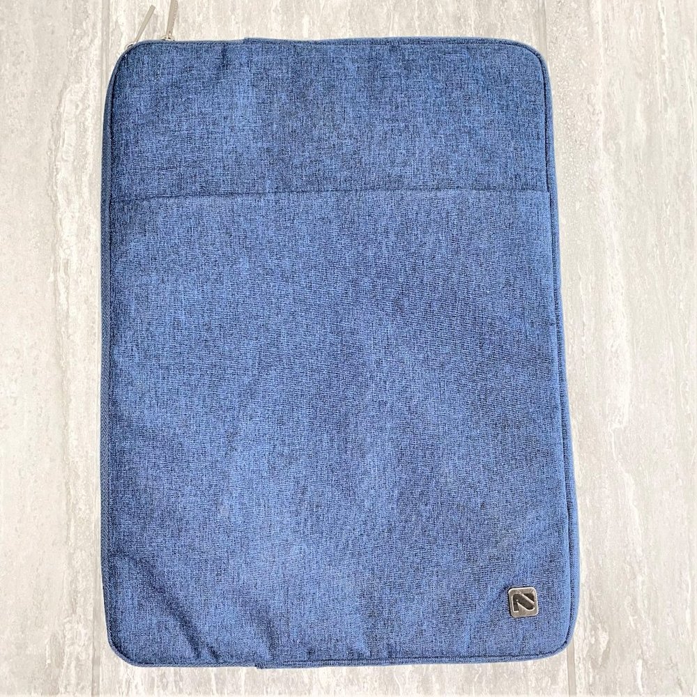 NIDOO 15 Inch Water Resistant Laptop Sleeve Case Protective Computer Cover Blue